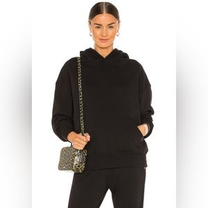 Weworewhat matching hoodie and jogger sweatpants set in color black.